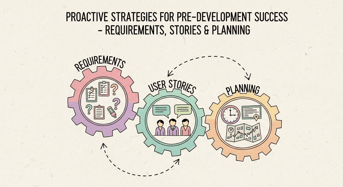 Proactive Strategies for Pre-Development Success - Requirements, Stories & Planning